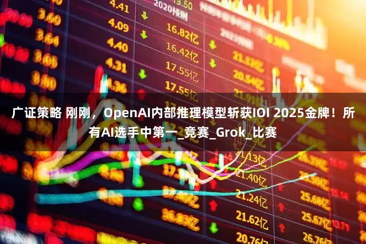 广证策略 刚刚，OpenAI内部推理模型斩获IOI 2025金牌！所有AI选手中第一_竞赛_Grok_比赛